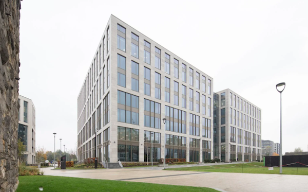 HMRC's Wellington hub: a large, square office building